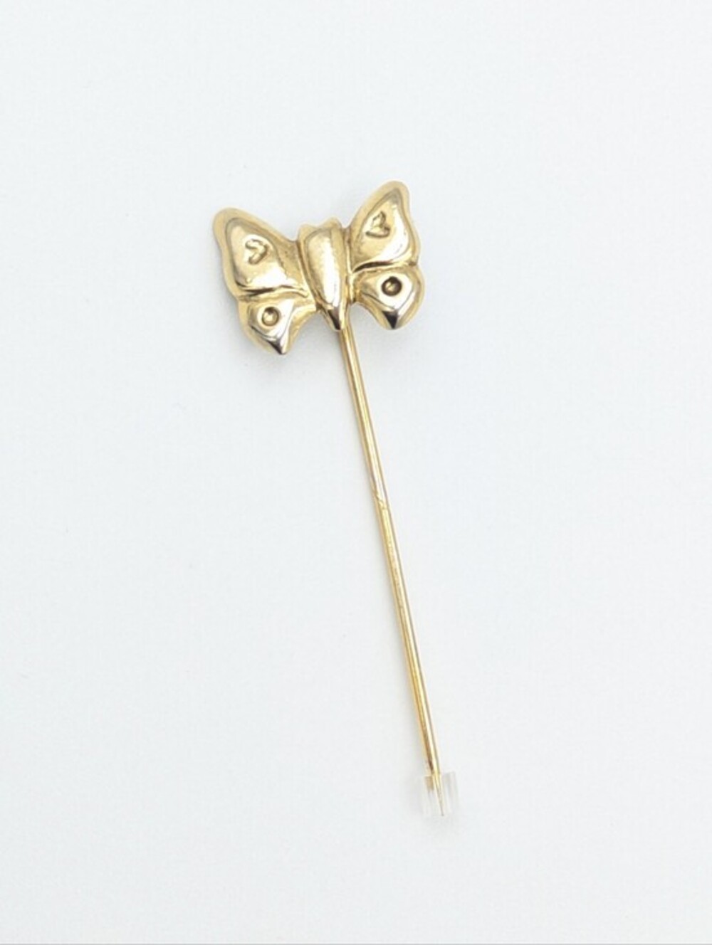 5/25$  Vintage gold tone butterfly stick pin hat pin lapel pin